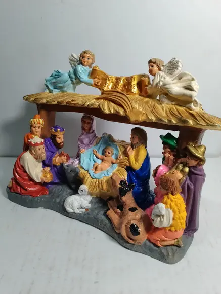 Presépio de Natal Escultura Presépio Natalino