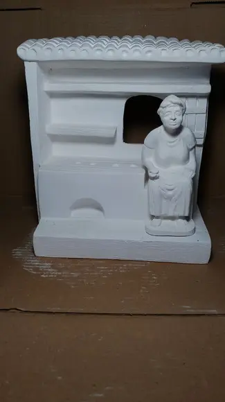 Preta Velha na Cozinha Imagem Casinha de Preta Velha Gesso