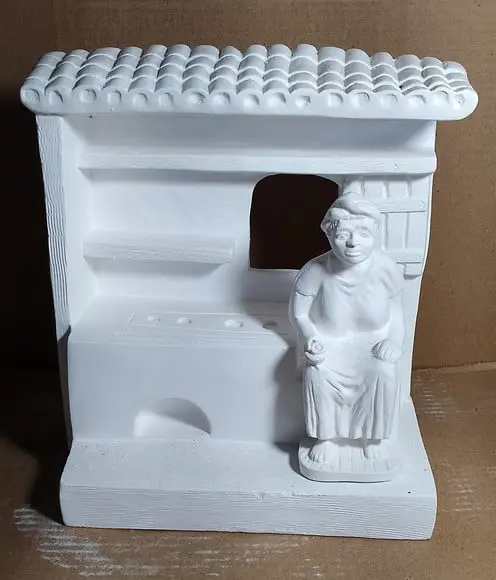 Preta Velha na Cozinha Imagem Casinha de Preta Velha Gesso