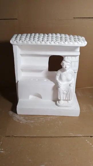 Preta Velha na Cozinha Imagem Casinha de Preta Velha Gesso