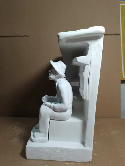 Preto Velho na Cozinha Imagem Casinha de Preto Velho Gesso