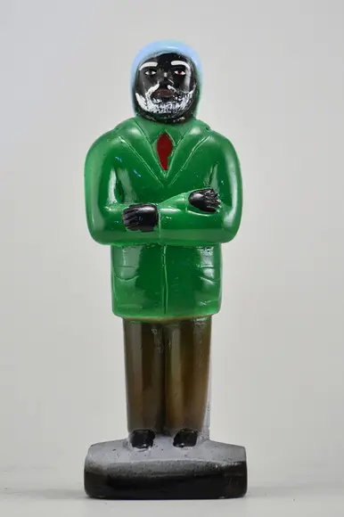 Preto Velho Pai Jacob Imagem Pai Jacob em Pé Escultura