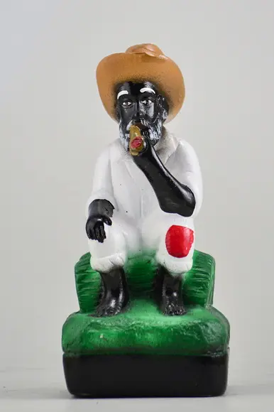 Preto Velho Pai João com Chapéu Imagem Pai João