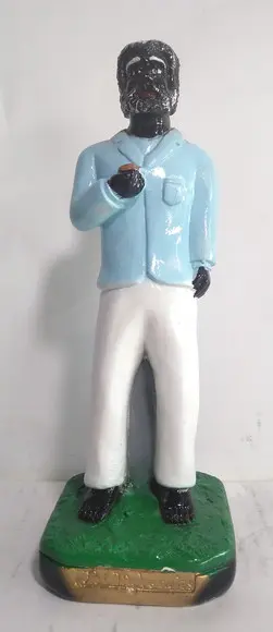 Preto Velho Pai Malaquias Escultura Pai Malaquias 22c