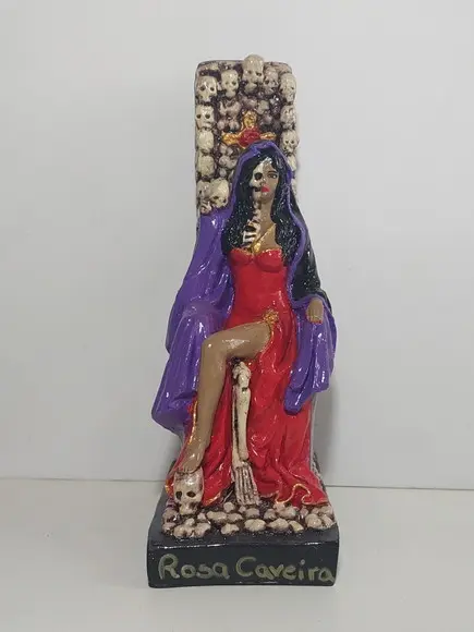 Rosa Caveira Imagem Pomba Gira Rosa Caveira no Trono