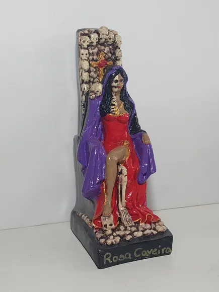 Rosa Caveira Imagem Pomba Gira Rosa Caveira no Trono