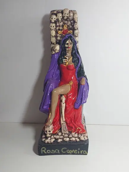 Rosa Caveira Imagem Pomba Gira Rosa Caveira no Trono