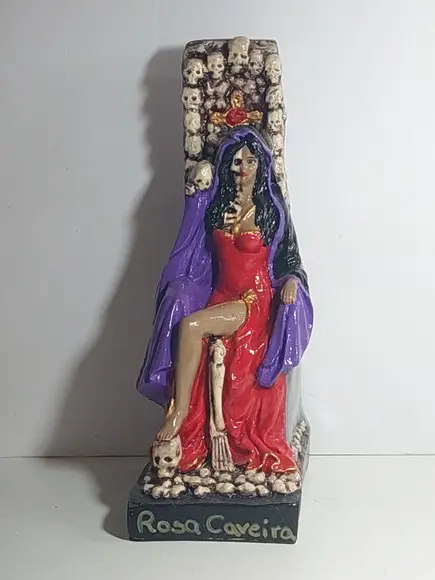Rosa Caveira Imagem Pomba Gira Rosa Caveira no Trono