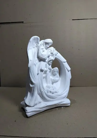 Sagrada Família Imagem Sagrada Familia com Anjo