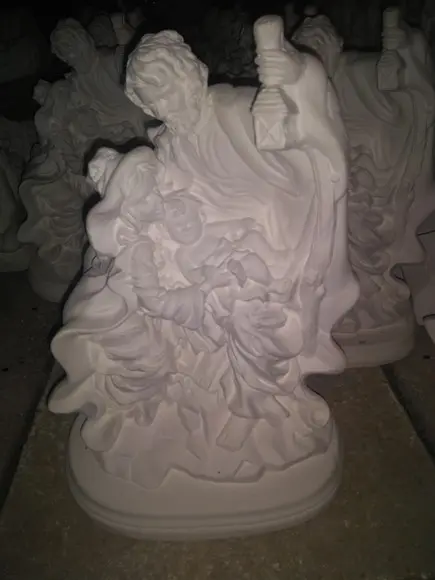 Sagrada Família Imagem Sagrada Família Gesso Cru
