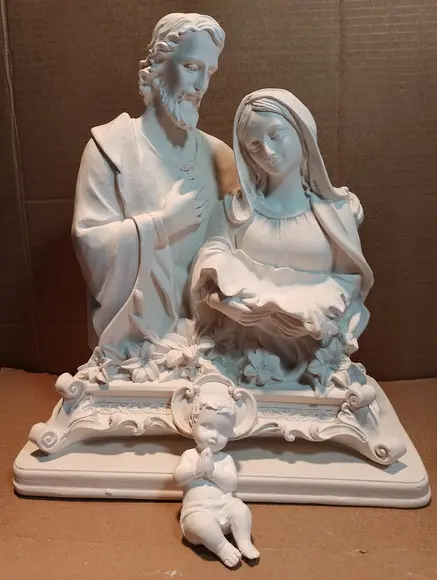 Sagrada Família Imagem Sagrada Família Modelo Novo Gesso