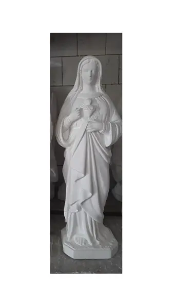 Sagrado Coração de Maria + Coração de Jesus 2 Esculturas