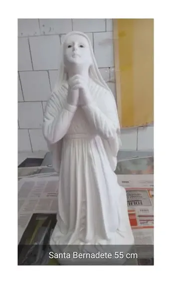 Santa Bernadete Imagem Bernadete com Olho de Vidro