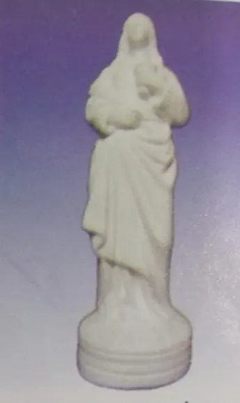 Santa Luzia em Gesso Cru para Pintar