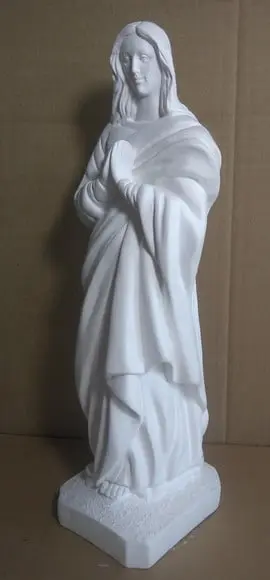 Santa Sara Imagem Santa Sara de Cali Kali em Gesso Cru