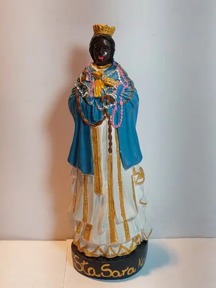 Santa Sara Imagem Santa Sara de Kali Escultura Pintura Linda