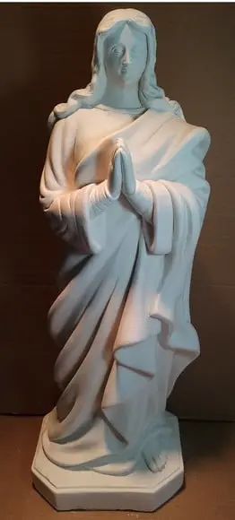 Santa Sara Imagem Santa Sara de Kali s/ Coroa Gesso Cru 60cm