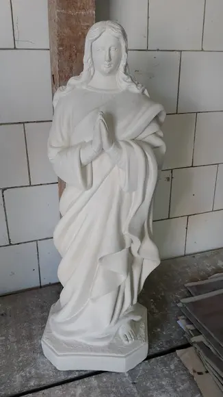Santa Sara Imagem Santa Sara de Kali s/ Coroa Gesso Cru 60cm