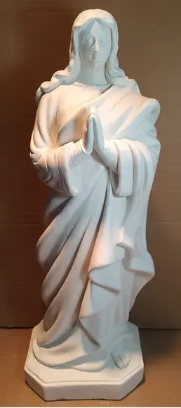 Santa Sara Imagem Santa Sara de Kali s/ Coroa Gesso Cru 60cm