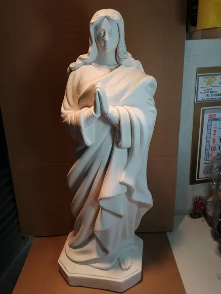 Santa Sara Imagem Santa Sara de Kali s/ Coroa Gesso Cru 60cm