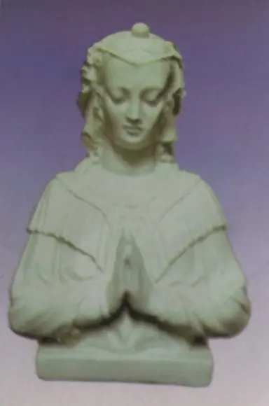 Santa Sara Imagem Santa Sara Kali em Busto no Gesso Cru