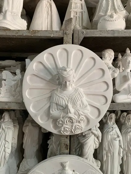 Santa Sara Kali Imagem Mandala de Parede Busto Santa Sara