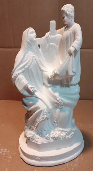 Santa Terezinha Sagrada Face Imagem Santa Terezinha Gesso