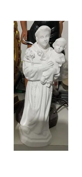 Santo Antonio Imagem Santo Antônio em Gesso Cru