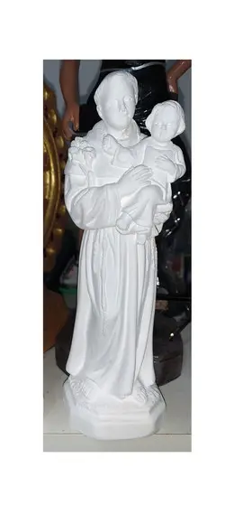Santo Antonio Imagem Santo Antônio em Gesso Cru