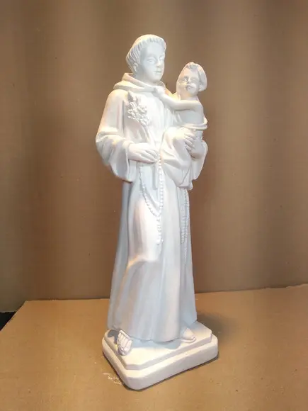 Santo Antônio Imagem Santo Antonio em Gesso Cru