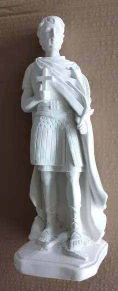 Santo Expedito Imagem Santo Expedito em Gesso Cru