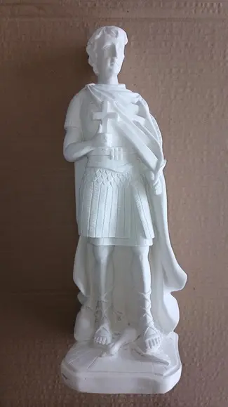 Santo Expedito Imagem Santo Expedito em Gesso Cru