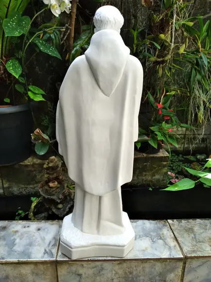 São Benedito Imagem São Benedito Escultura Grande Santo 60cm