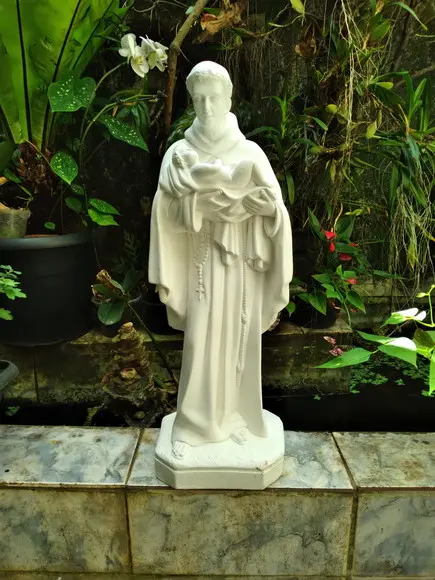 São Benedito Imagem São Benedito Escultura Grande Santo 60cm