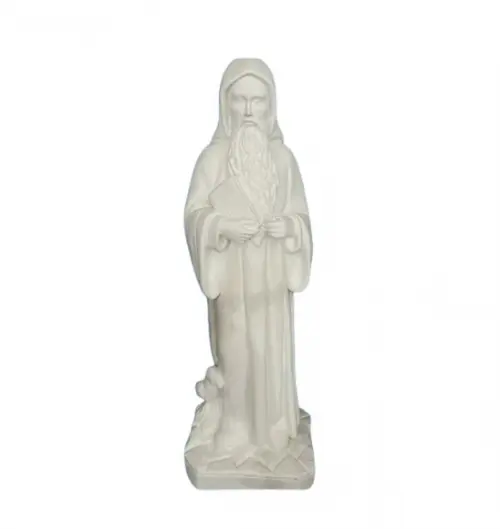 São Bento Imagem São Bento Grande em Gesso Cru 60cm