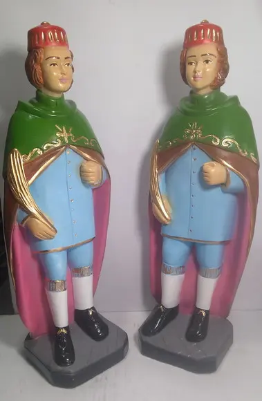 São Cosme e São Damião Imagem Grandes 2 Escultura Separada