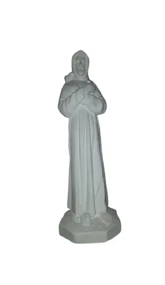 São Francisco Imagem São Francisco com 80cm de Altura Gesso