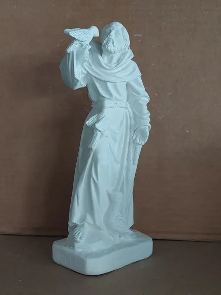 São Francisco Imagem São Francisco com Pássaro na Mão