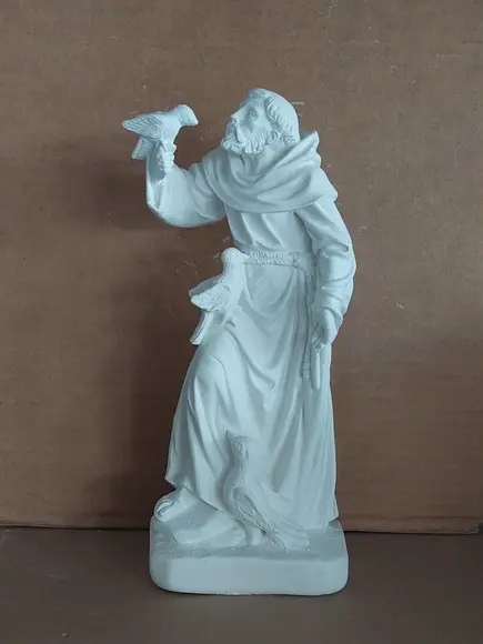 São Francisco Imagem São Francisco com Pássaro na Mão