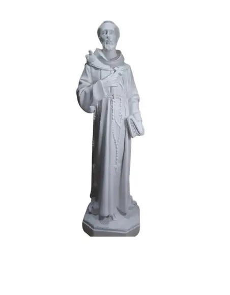 São Francisco Imagem São Francisco de Assis Grande com 60cm
