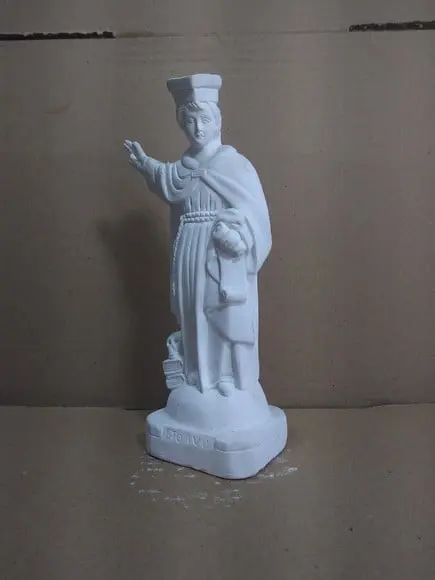 São Ivo Imagem Santo São Ivo em Gesso Cru