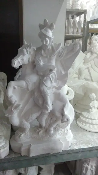 São Jorge Imagem Modelo Barroco ou Tradicional Grande 60cm