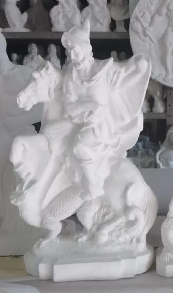 São Jorge Imagem Modelo Barroco ou Tradicional Grande 60cm