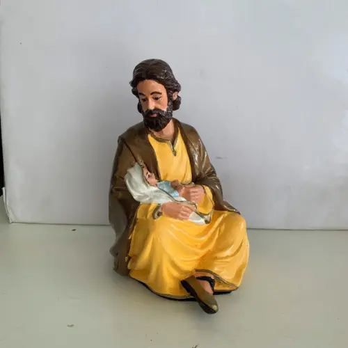 São José com Menino Jesus no Colo Imagem Santo José Sentado