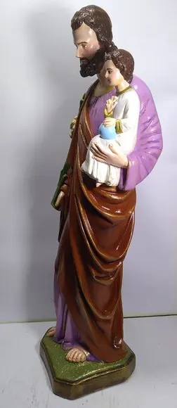 São José Imagem Santo São José com Pintura Especial