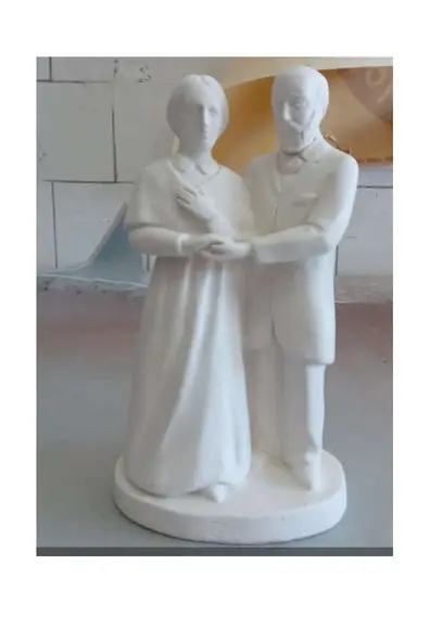 São Luís Santa Zélia Imagem São Luis com Santa Zelia