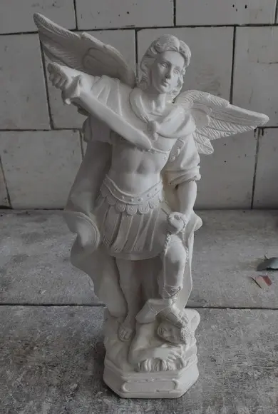 São Miguel Imagem São Miguel Arcanjo Escultura Nova Gesso