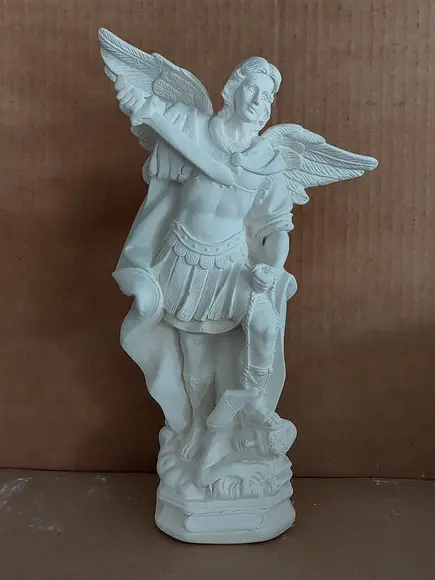 São Miguel Imagem São Miguel Arcanjo Escultura Nova Gesso