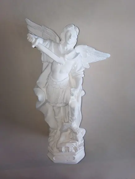 São Miguel Imagem São Miguel Arcanjo Escultura Nova Gesso