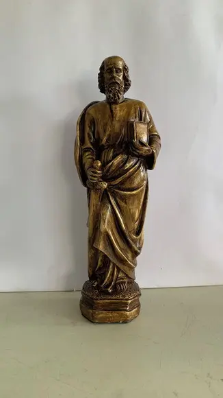 São Paulo Imagem Santo São Paulo com Pintura Especial